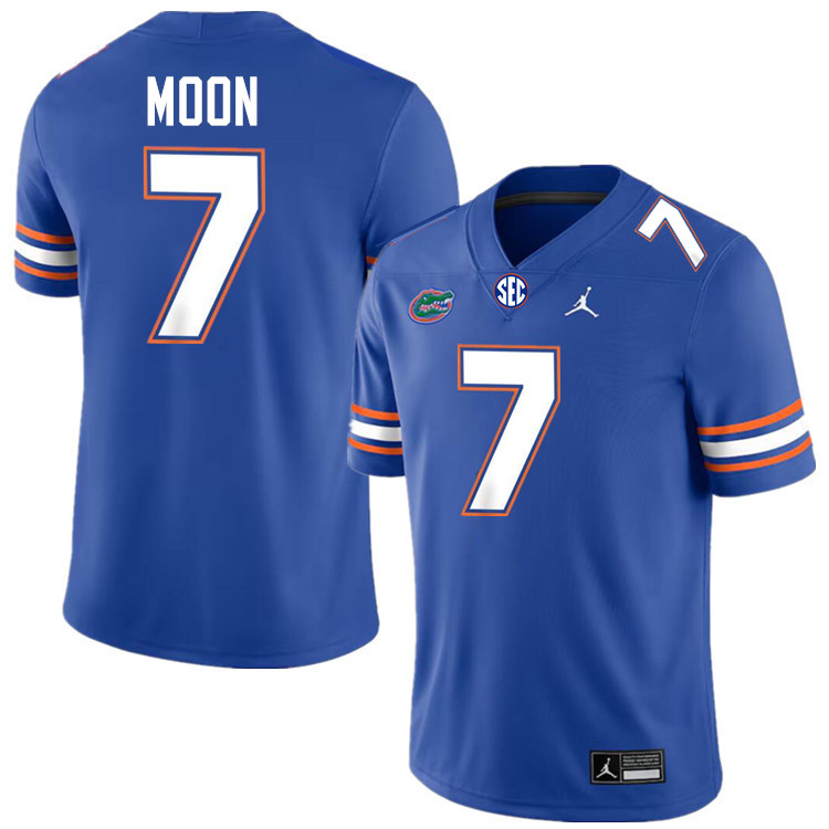 Jeremiah Moon Florida Jersey,Florida Gators #7 Jeremiah Moon Jersey Youth Uniforms-Royal